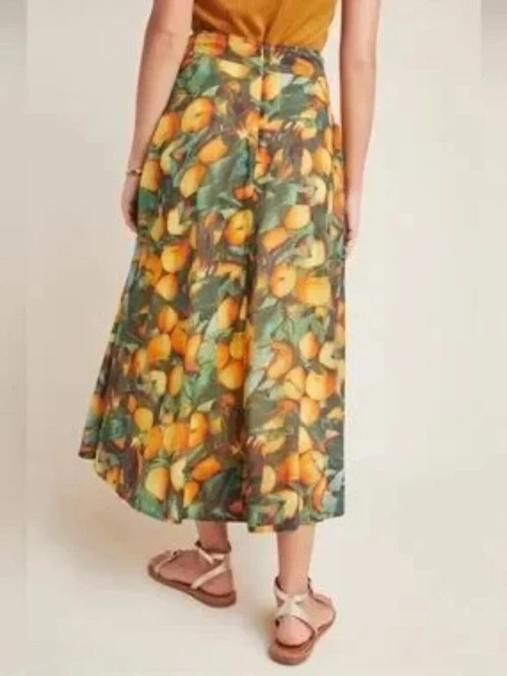 Anthropologie Maeve Summer Orchard Skirt